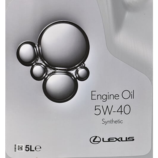 Моторна олива Toyota ENGINE OIL LEXUS 5W-40 5 л на Lexus RC