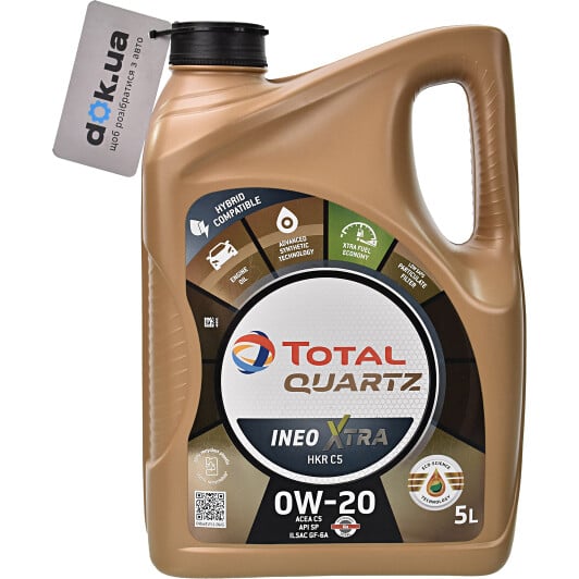Моторное масло Total Quartz Ineo Xtra HKR C5 0W-20 5 л на Rover 75