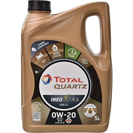 Моторное масло Total Quartz Ineo Xtra HKR C5 0W-20 5 л на Toyota IQ
