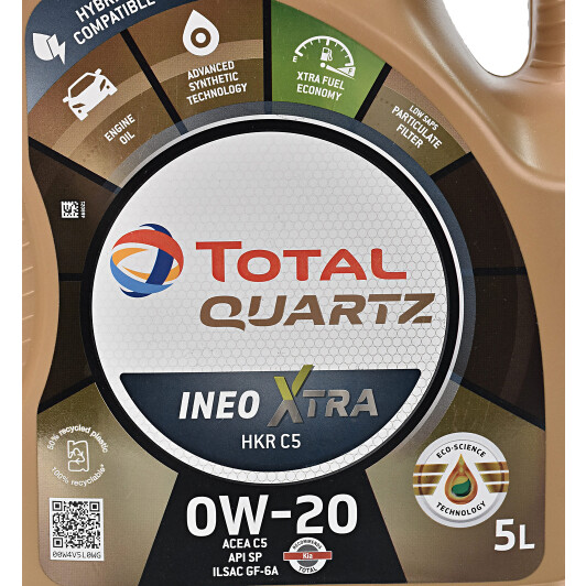Моторное масло Total Quartz Ineo Xtra HKR C5 0W-20 5 л на Renault Megane