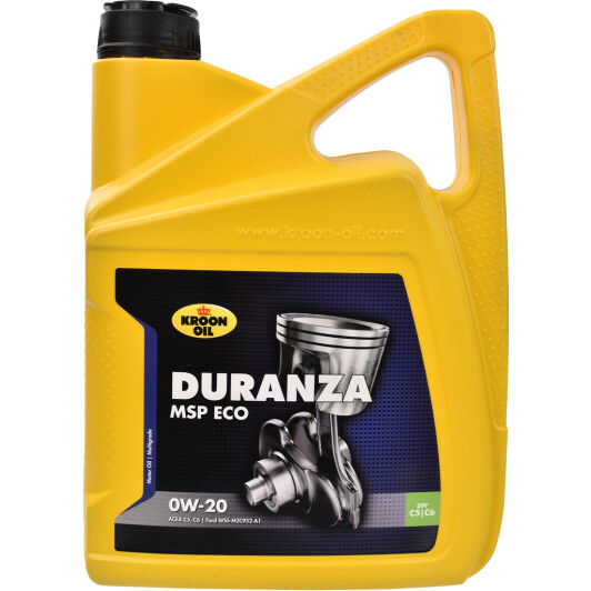 Моторное масло Kroon Oil Duranza MSP ECO 0W-20 5 л на Suzuki Alto