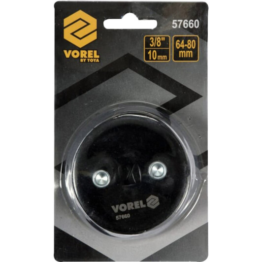 Ключ для зйому масляних фільтрів Vorel 57660 64-80 мм