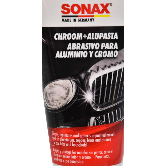 Полірувальна паста Sonax Chrome and Alupaste
