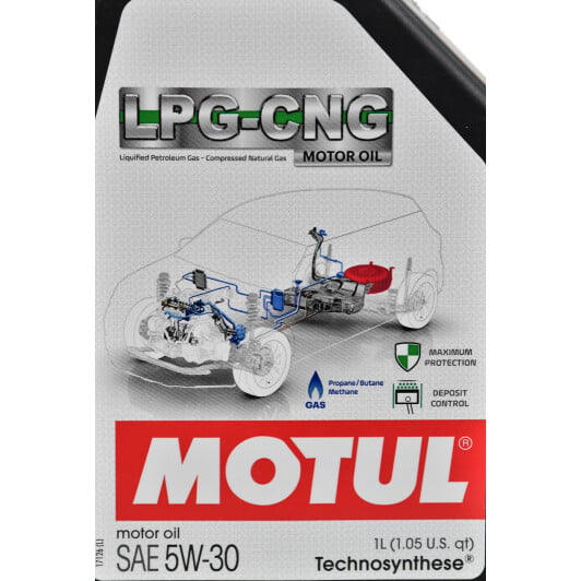Моторное масло Motul LPG-CNG 5W-30 1 л на Rover 75