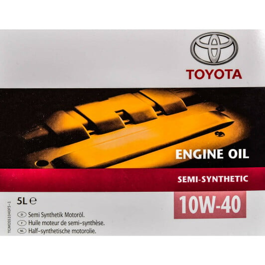 Моторное масло Toyota Semi-Synthetic 10W-40 5 л на Citroen Jumper