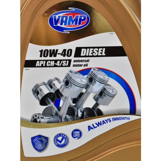 Моторное масло VAMP Diesel 10W-40 5 л на Skoda Rapid