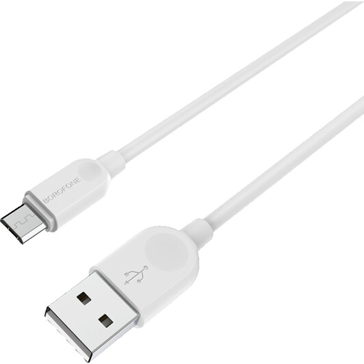 Кабель Borofone BX14 BX14M1W USB - Micro USB 1 м