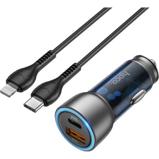 Usb зарядка в авто Hoco NZ8 Sprinter 6931474782748
