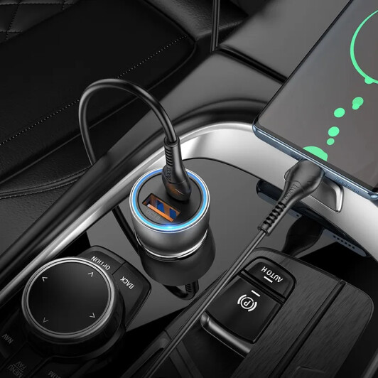 Usb зарядка в авто Hoco NZ8 Sprinter 6931474782779