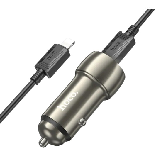 Usb зарядка в авто Hoco Z48 Tough 6931474795014