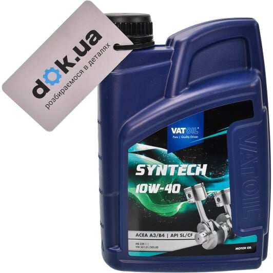 Моторное масло VatOil SynTech 10W-40 1 л на Peugeot 505