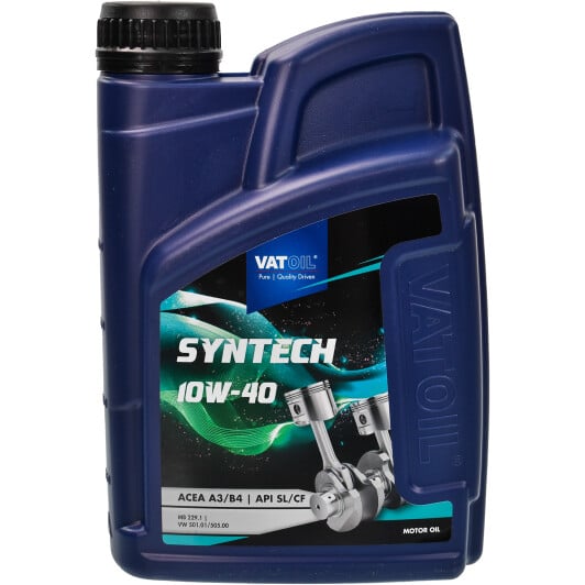 Моторное масло VatOil SynTech 10W-40 1 л на Dodge Dakota