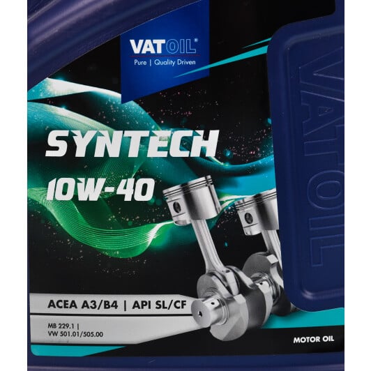 Моторна олива VatOil SynTech 10W-40 1 л на Fiat Linea