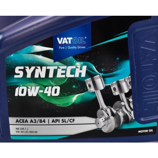 Моторна олива VatOil SynTech 10W-40 4 л на Dodge Dakota