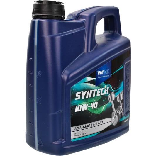 Моторное масло VatOil SynTech 10W-40 4 л на Ford EcoSport
