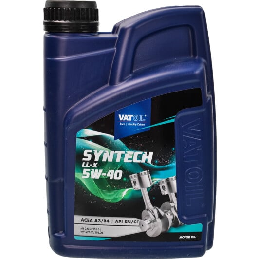 Моторное масло VatOil SynTech LL-X 5W-40 1 л на Peugeot 405