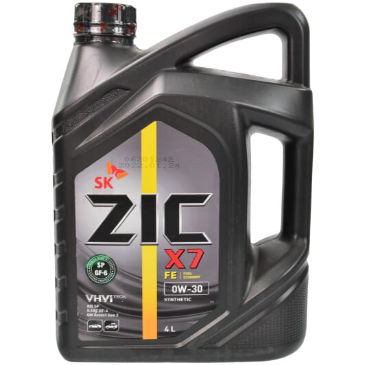 Моторное масло ZIC X7 FE 0W-30 4 л на Peugeot 307