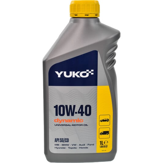 Моторное масло Yuko Dynamic 10W-40 1 л на Citroen C3
