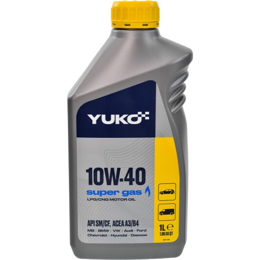 Моторное масло Yuko Super Gas 10W-40 1 л на Citroen DS3