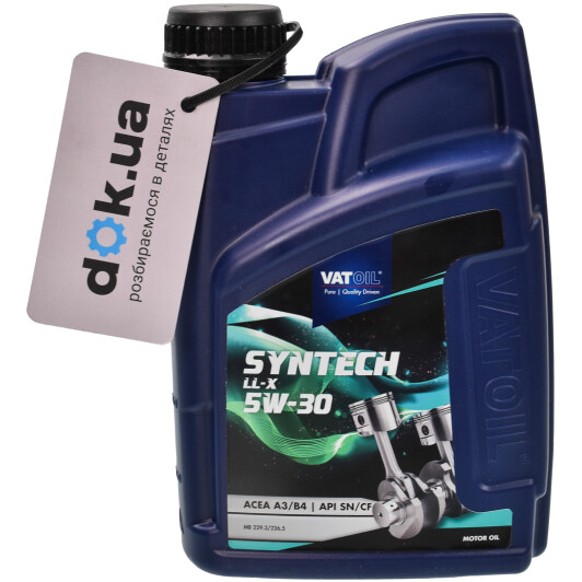 Моторное масло VatOil SynTech LL-X 5W-30 1 л на Volkswagen Taro