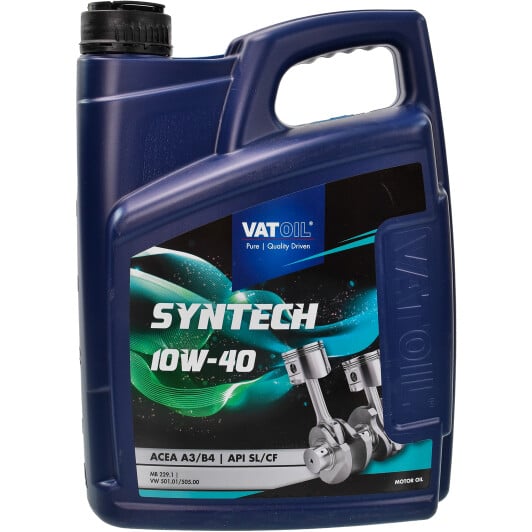 Моторное масло VatOil SynTech 10W-40 5 л на Lancia Dedra