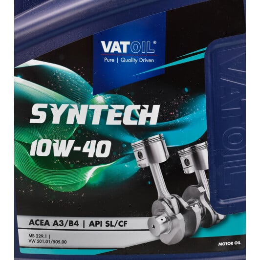 Моторное масло VatOil SynTech 10W-40 5 л на Nissan Serena