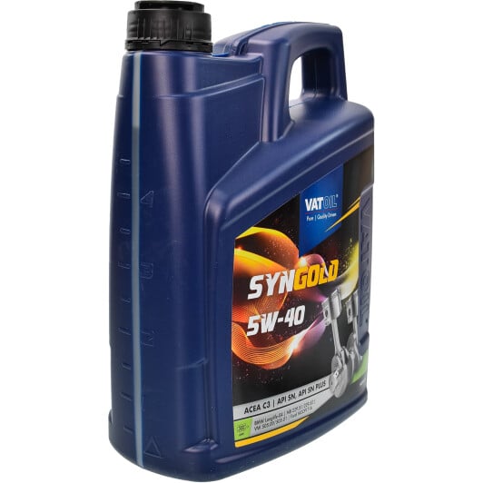 Моторное масло VatOil SynGold 5W-40 5 л на Hyundai Terracan