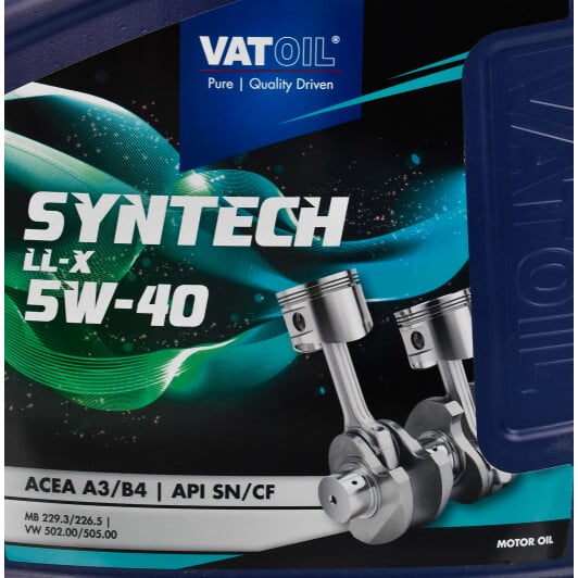 Моторное масло VatOil SynTech LL-X 5W-40 5 л на Mazda 6