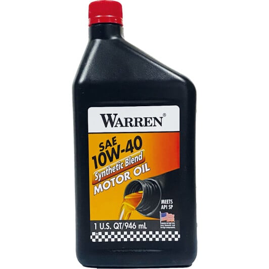 Моторное масло Warren Synthetic Blend 10W-40 на Opel Zafira