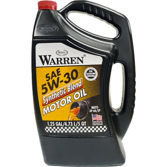 Моторна олива Warren Synthetic Blend 5W-30 4,73 л на Kia Picanto