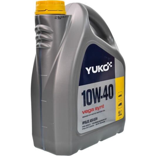 Моторное масло Yuko Vega Synt 10W-40 4 л на Suzuki Celerio