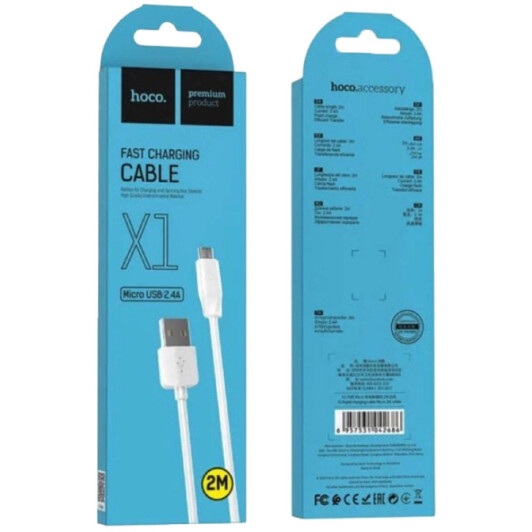 Кабель Hoco X1 6957531042686 USB - Micro USB 2 м