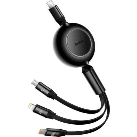 Кабель 3 в 1 Baseus Apple Lightning - Micro USB - type-C Bright Mirror 2 CAMJ010201 1,1 м