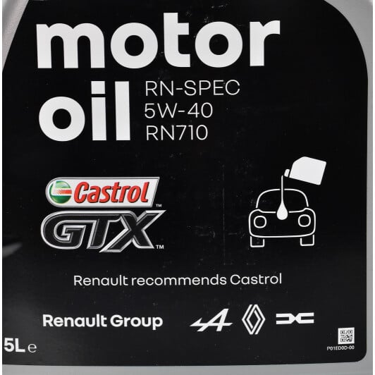 Моторное масло Renault / Dacia GTX RN-Spec 5W-40 5 л на Mazda 6