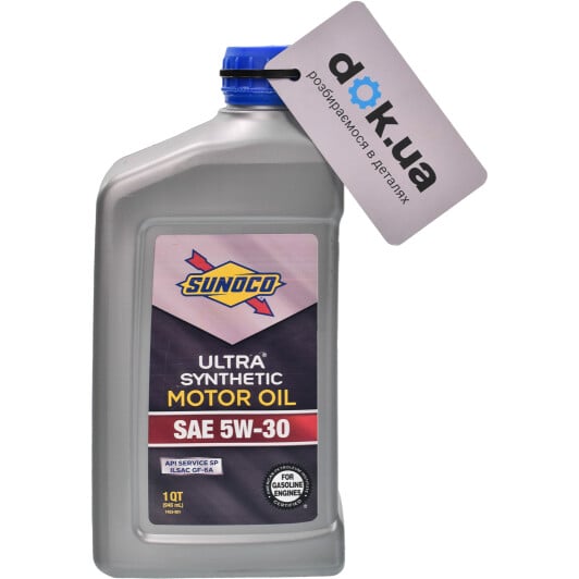 Моторное масло Sunoco Ultra 5W-30 0.946 л на Kia Carens