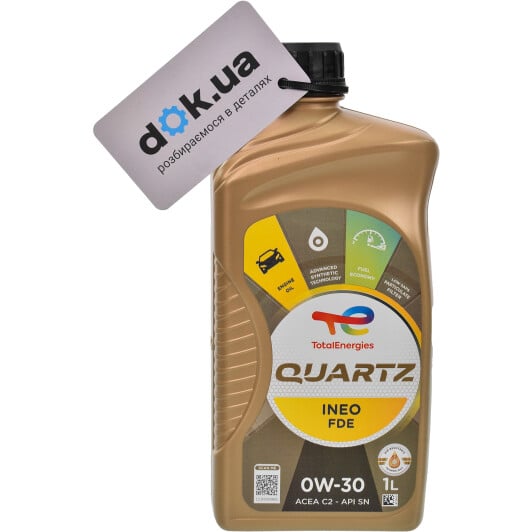 Моторна олива Total Quartz Ineo FDE 0W-30 1 л на Toyota IQ