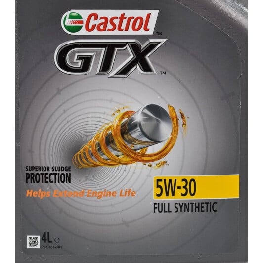 Моторное масло Castrol GTX 5W-30 4 л на Toyota Paseo