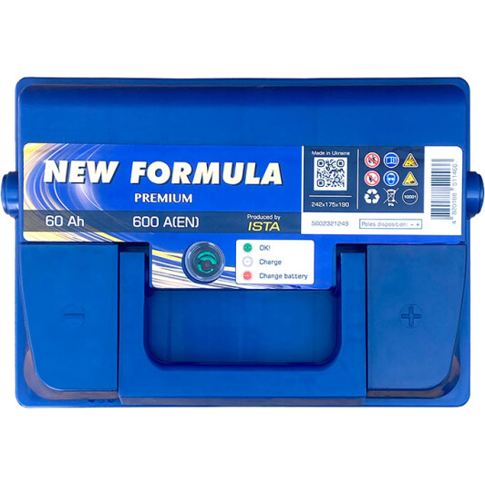 Аккумулятор New Formula 6 CT-60-R Premium 5602321249