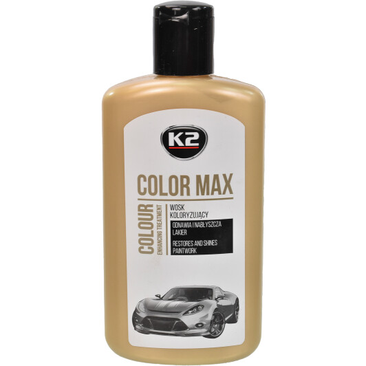 Кольоровий поліроль для кузова K2 Color Max (White) білий