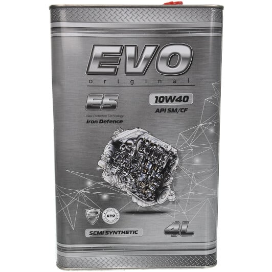 Моторное масло EVO E5 10W-40 4 л на Nissan Primastar