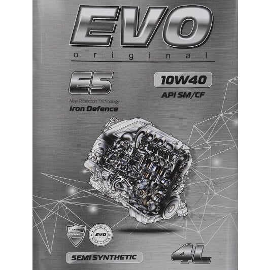 Моторное масло EVO E5 10W-40 4 л на Toyota Hiace