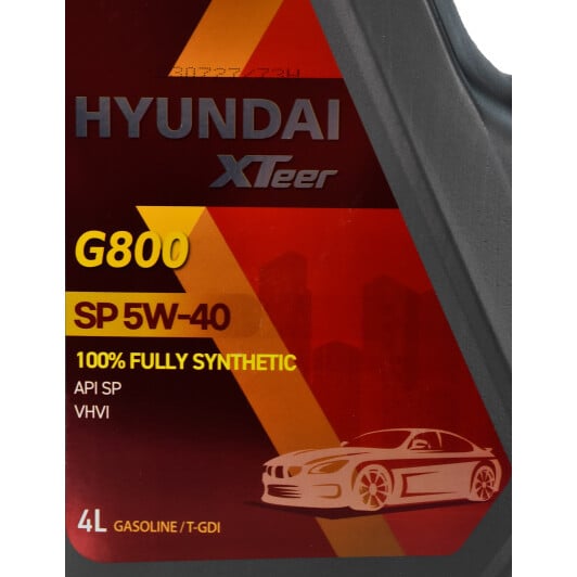 Моторна олива Hyundai XTeer Gasoline Ultra Protection 5W-40 4 л на Lexus LS