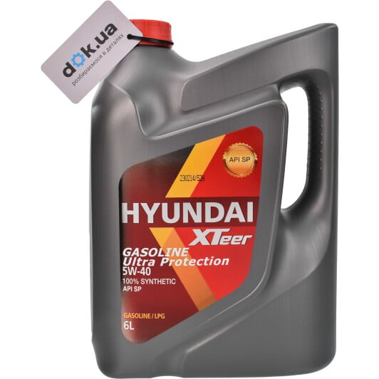 Моторна олива Hyundai XTeer Gasoline Ultra Protection 5W-40 6 л на Rover CityRover