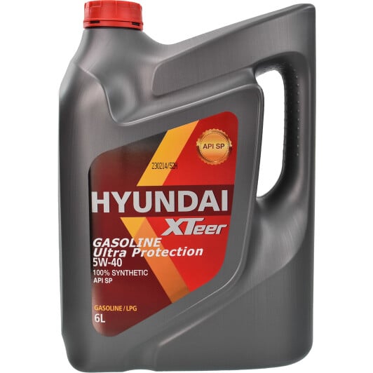 Моторное масло Hyundai XTeer Gasoline Ultra Protection 5W-40 6 л на Toyota Land Cruiser Prado (120, 150)