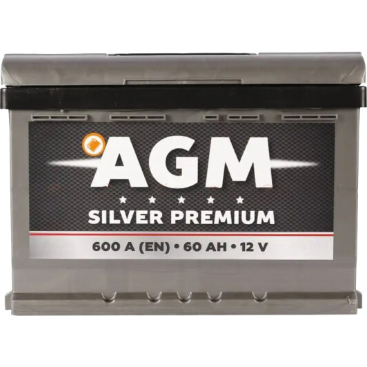 Акумулятор AGM 6 CT-60-R Silver Premium AKBLU1051