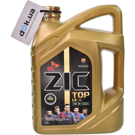 Моторное масло ZIC Top LS 5W-30 4 л на Mazda 6