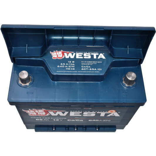 Аккумулятор Westa 6 CT-65-R WPR6500L2