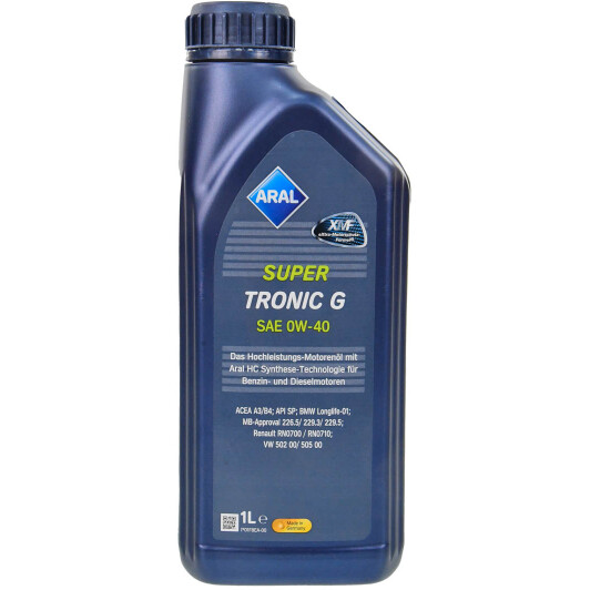 Олива Aral SuperTronic G 0W-40 1 л на Porsche Cayenne