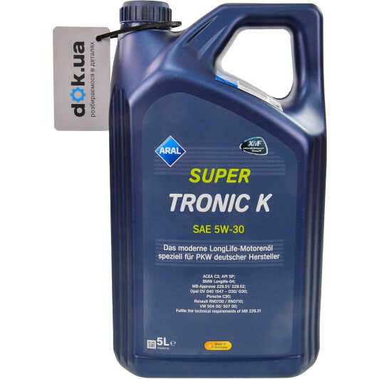 Масло Aral SuperTronic K 5W-30 5 л на Isuzu Rodeo