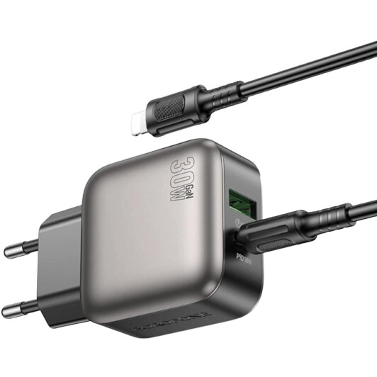 Сетевое зарядное устройство Borofone BAS55A Absolute 6941991116247 30 Вт